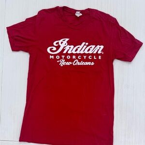 Indian Motorcycle Red Graphic Tee